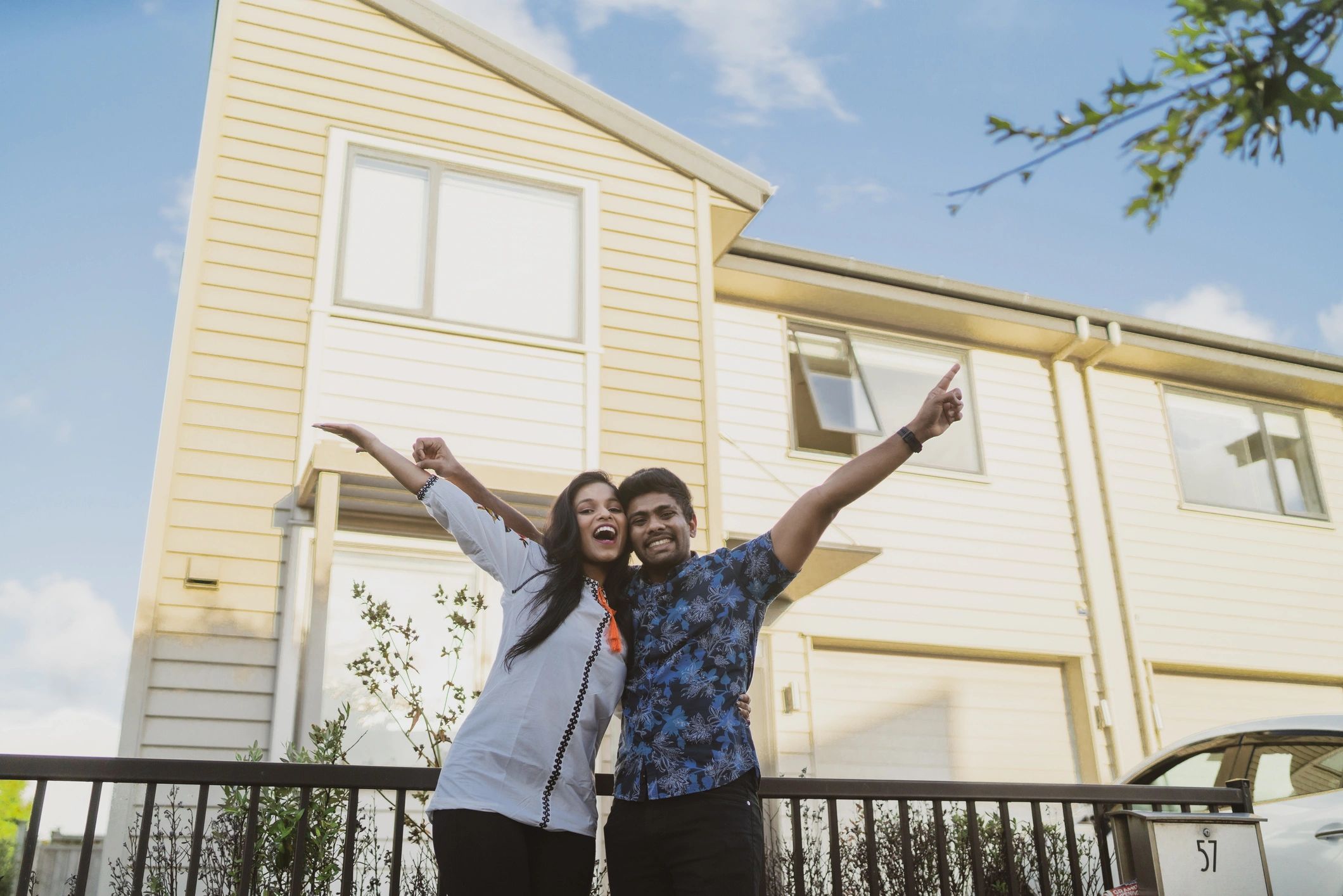 happy property buyers