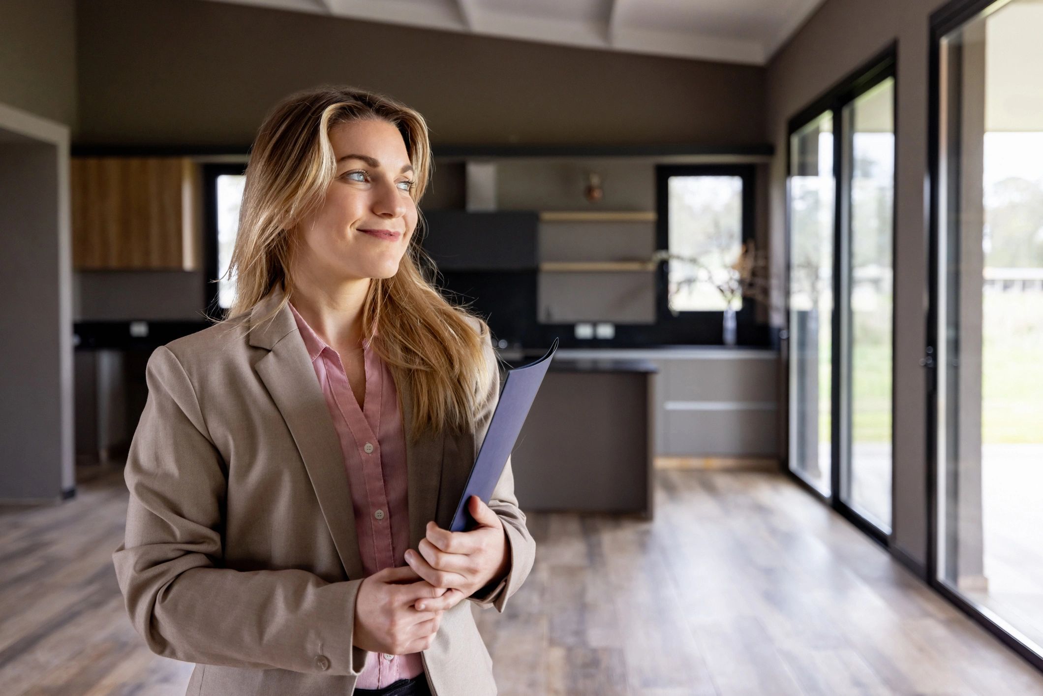 modern real estate hero