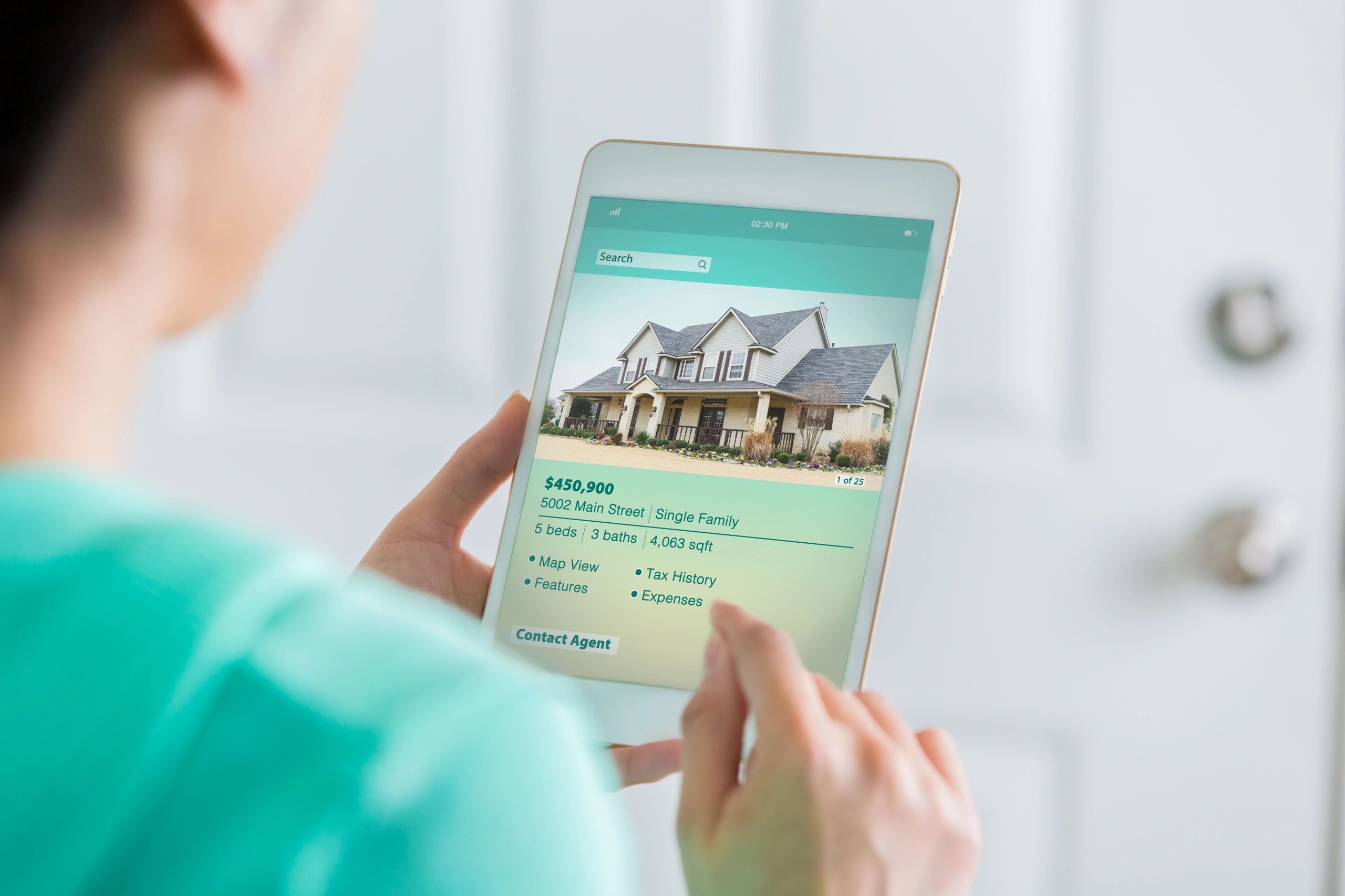 property listings grid